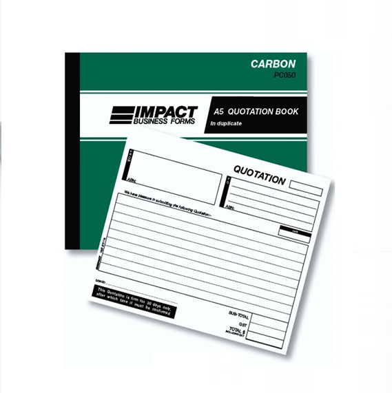 Quotation Book printing in Johannesburg 